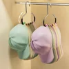Circle Ring Hat Storage Hook Non-slip Dip Plastic Non-marking Scarf Towel Tie Hanging Rack Display Racks Wardrobe Storage Tools 3