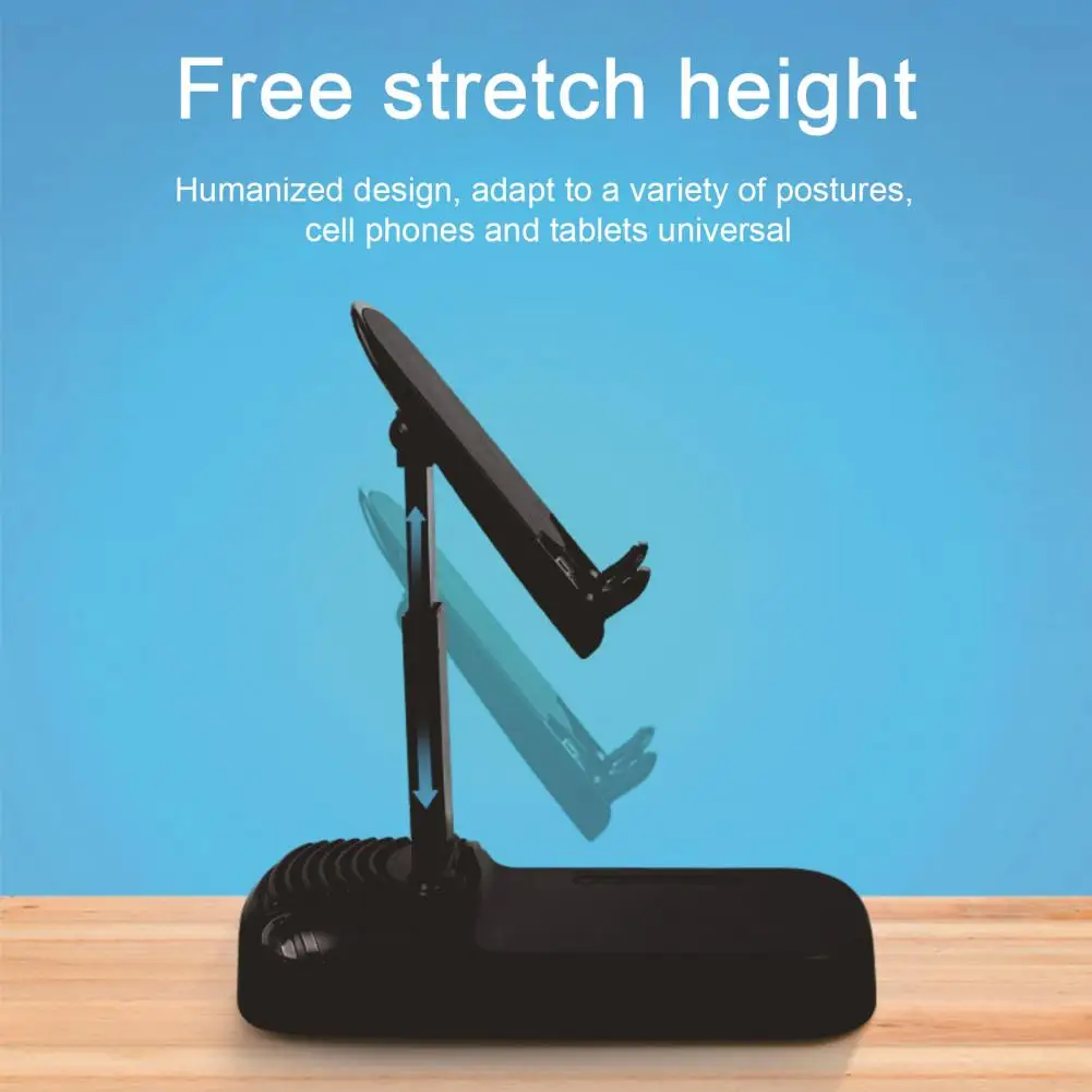 Phone Stand  Practical Noise Reduction Rechargeable  Desktop Stand Cell Phone Holder with Speaker Home Supplies