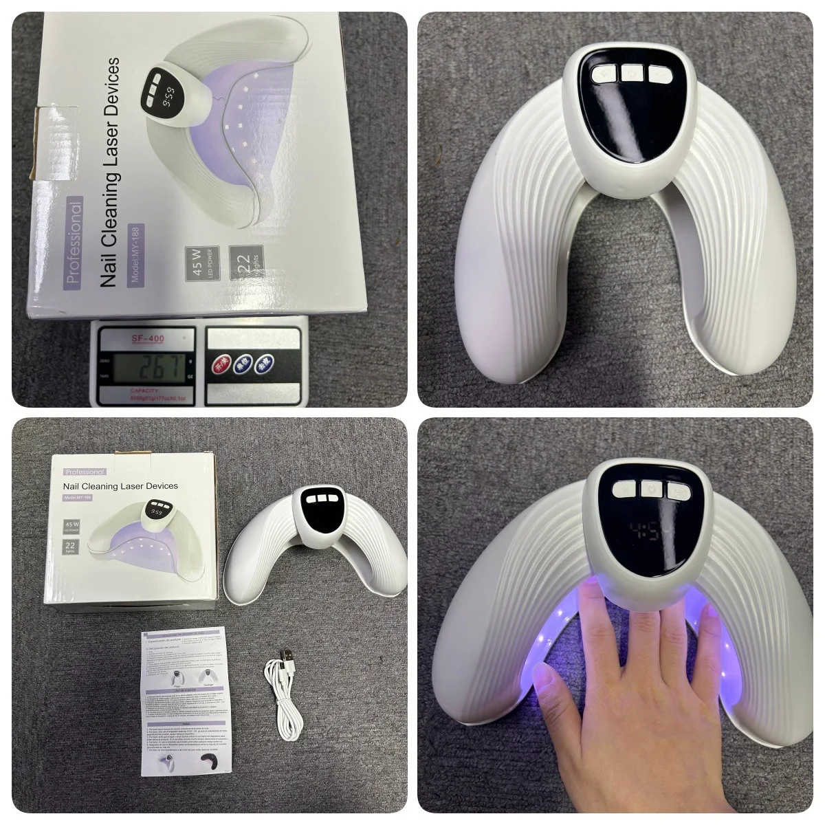 Appareil de traitement laser rechargeable pour mycose des ongles_voghion.com
