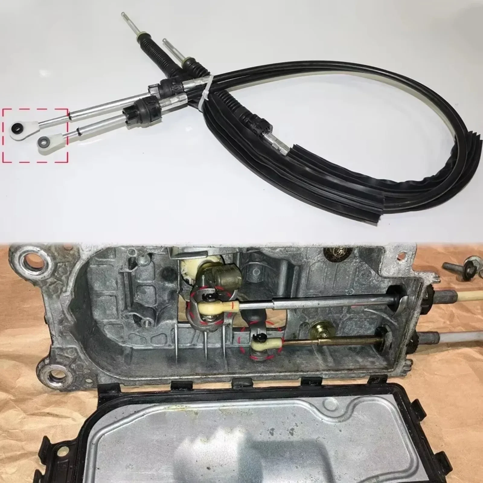 For Audi A1 8X A2 8Z A3 8L 8P TT 8N 8J Upgrade Manual Shift Cable Bushing Gear Selector Lever Linkage Pivot 1K0711265 1K0711266B