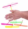 1-10Pcs LED Luminous Double-leaf Bamboo Dragonfly Toys Children's Outdoor Hand Rub Flying Machine Flying Toy Kindergarten Gifts 3