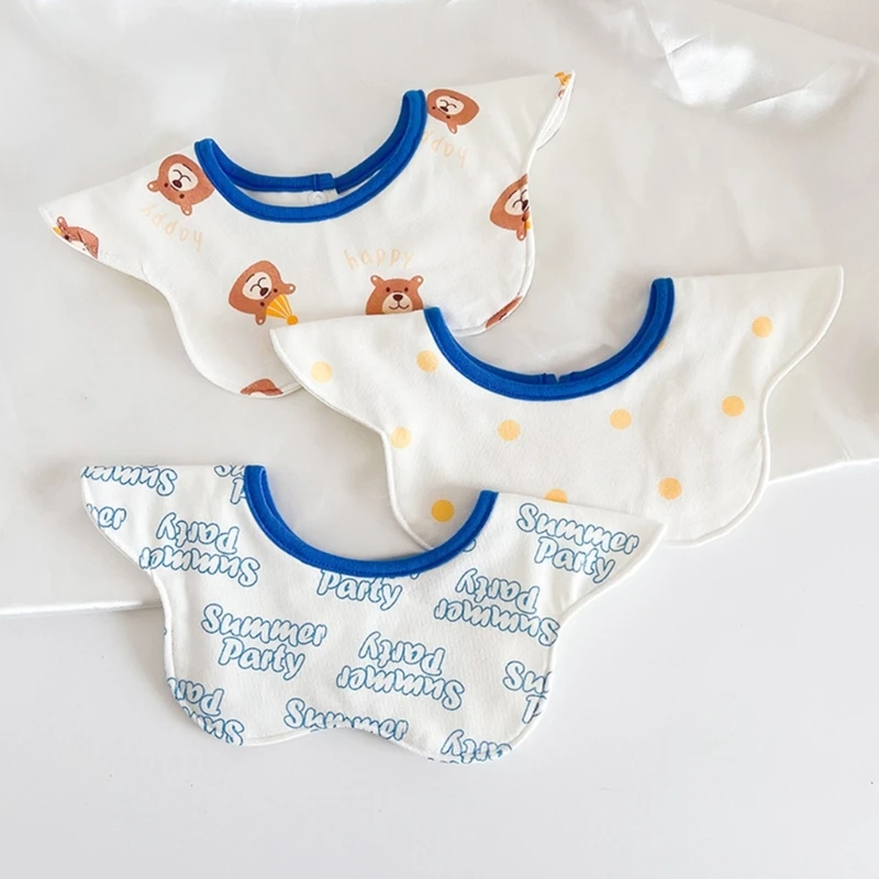 

Newborn Saliva Towel Infant Feeding Bibs Baby Bib Burp Cloths Baby Bibs Drooling Apron Cotton Drooling Apron for Toddler