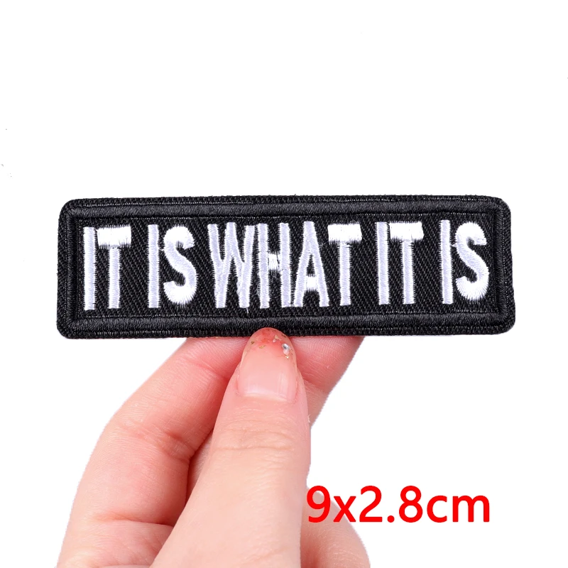Fashion Alphabet Slogan Patches For Clothing, Punk Patches On Clothes, Funny  Iron On Patches Embroidered Patches For Clothing - AliExpress