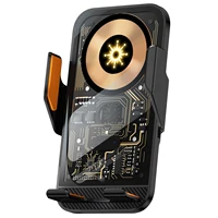 Universal Car Wireless Charging Mobile Phone Holder Air Outlet Mount Transparent Vehicle Navigation Bracket for Smartphones - Image 6