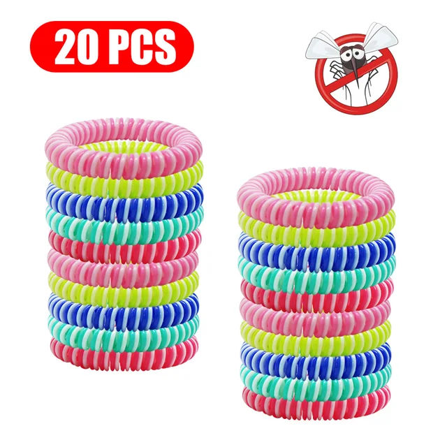 20/10 Db Eva Anti -Szúnyog Karkötő Felnőtteknek Gyerekek Természetes Nem Toxikus Tiszta Illóolaj Szúnyogtaszító Tekercsek.