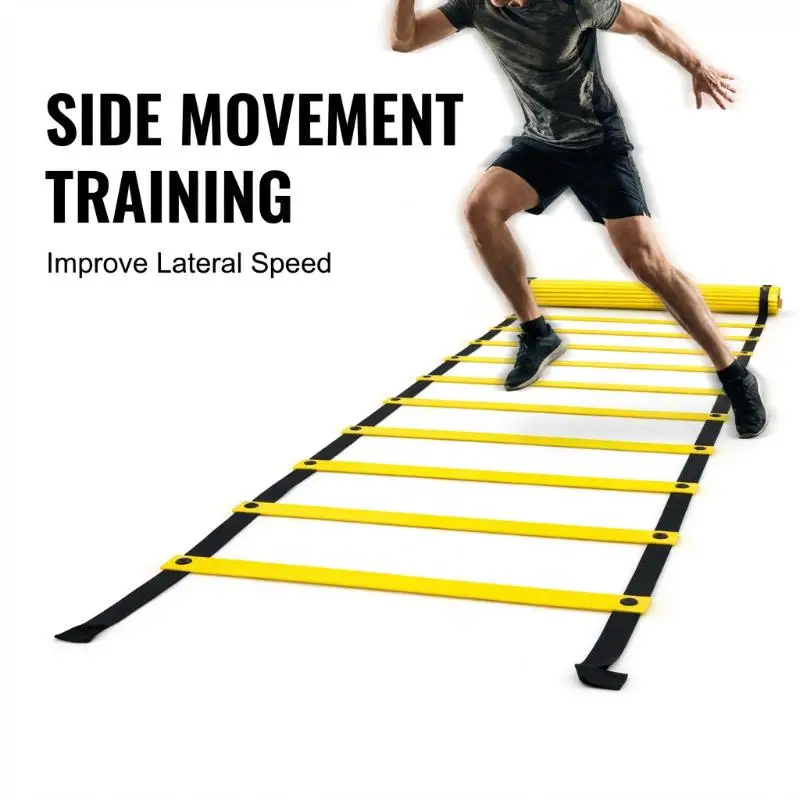 Scale di Agilità con Cinghie in Nylon, Attrezzatura per Allenamento di Velocità e Calcio