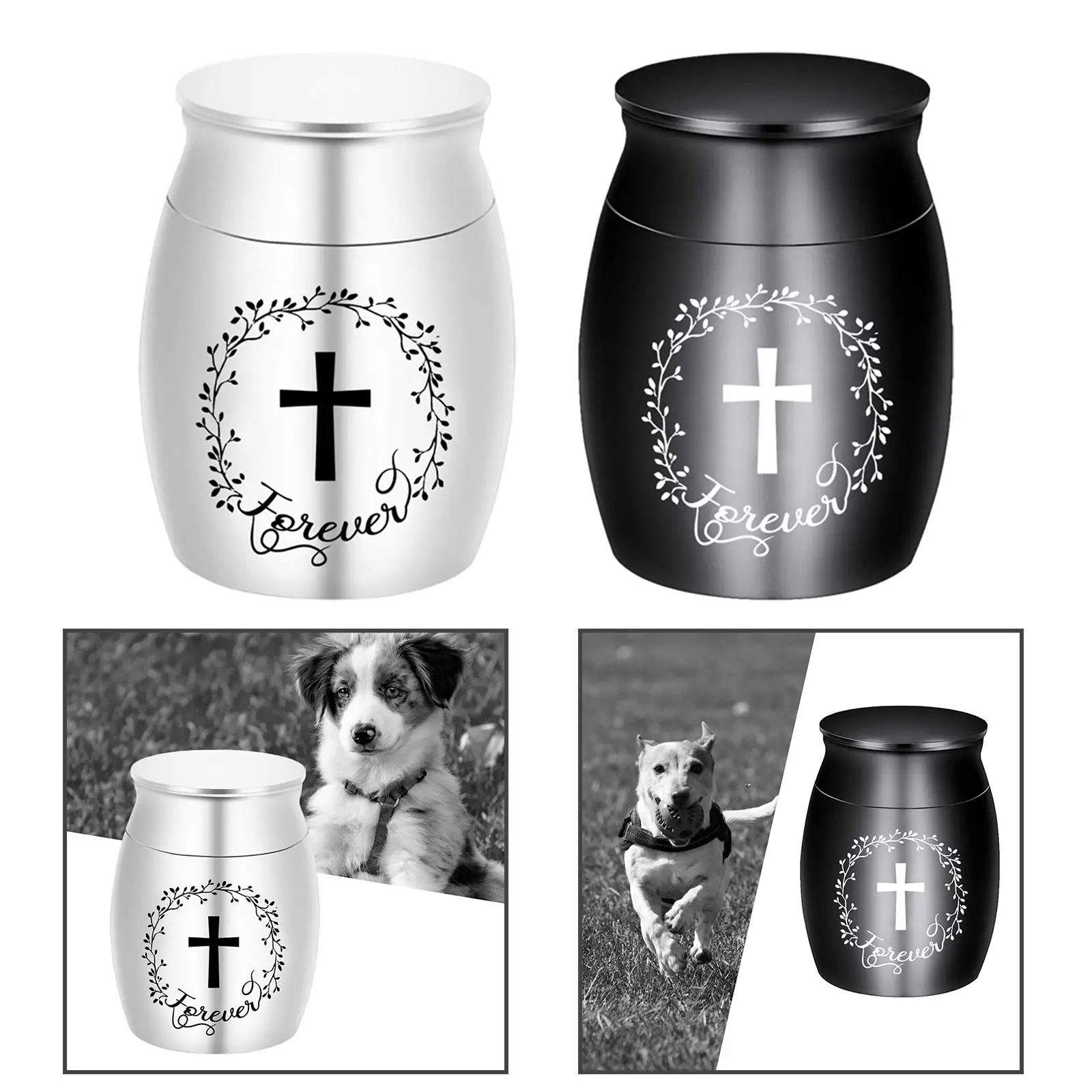 Memorial Pets Urn Mini Urns Dogs Decorative Urns Memorial Ash Holder Keepsake for Kitten Small Animals Bunny Cats Rabbit