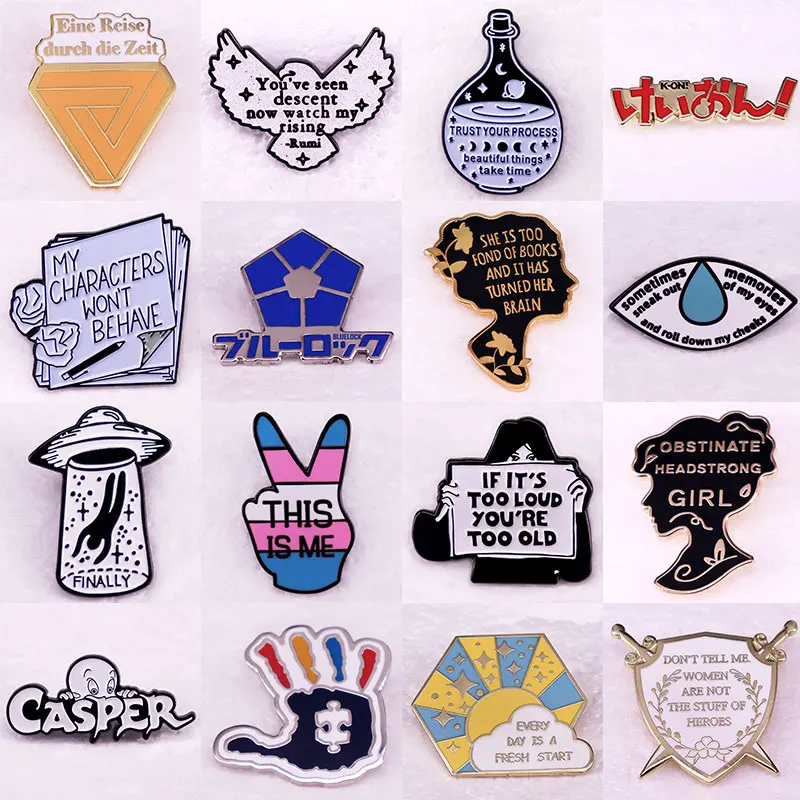 

Every Day Is A Fresh Start Enamel Pin Women's Brooches Lapel Pins for Backpack Briefcase Badges Fashion Jewelry Accessories