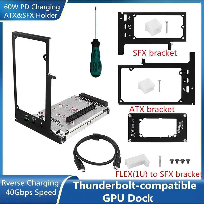 Th3p4g3 gpuグラフィックカードドック、ラップトップノート