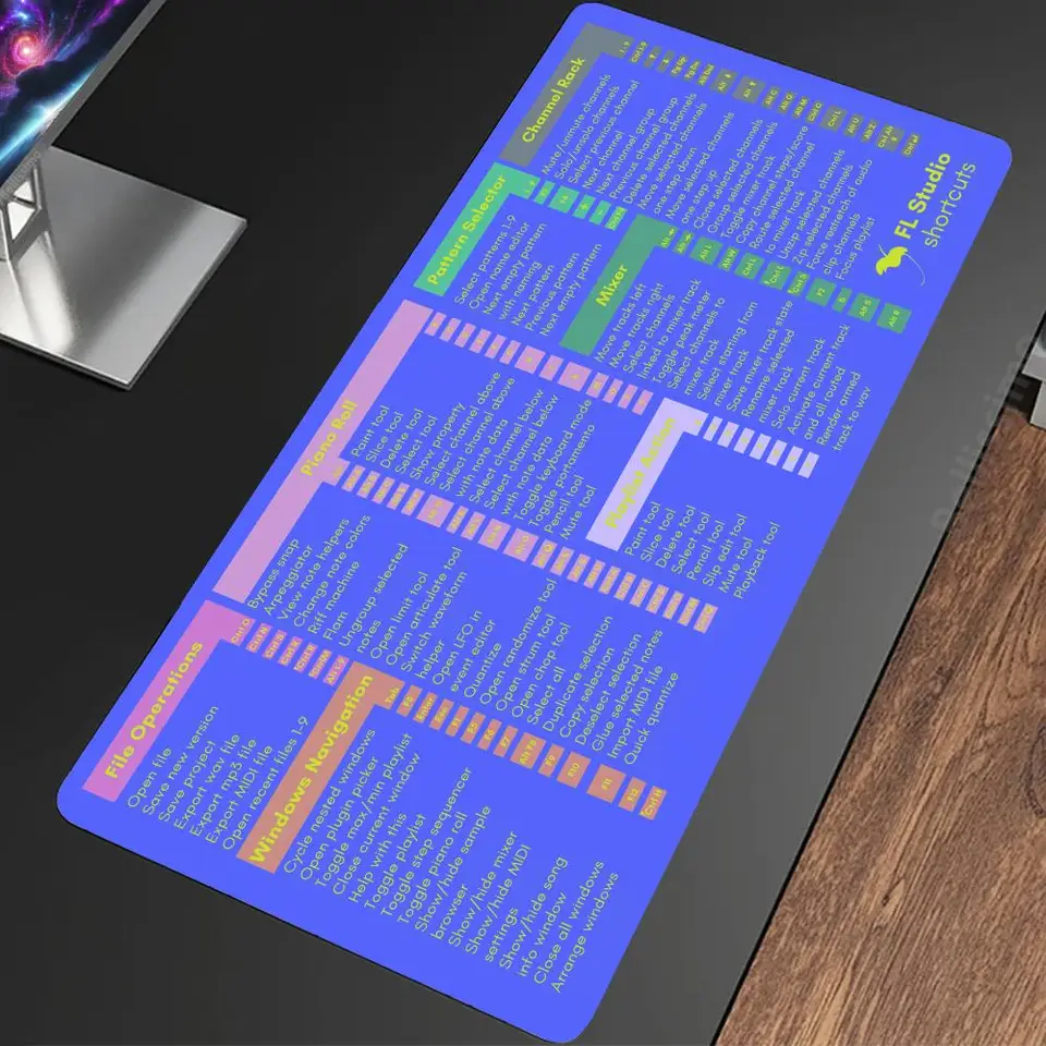 Tapis De Souris FL Studio Géant : Avec Tous Les Raccourcis Sous La Main !