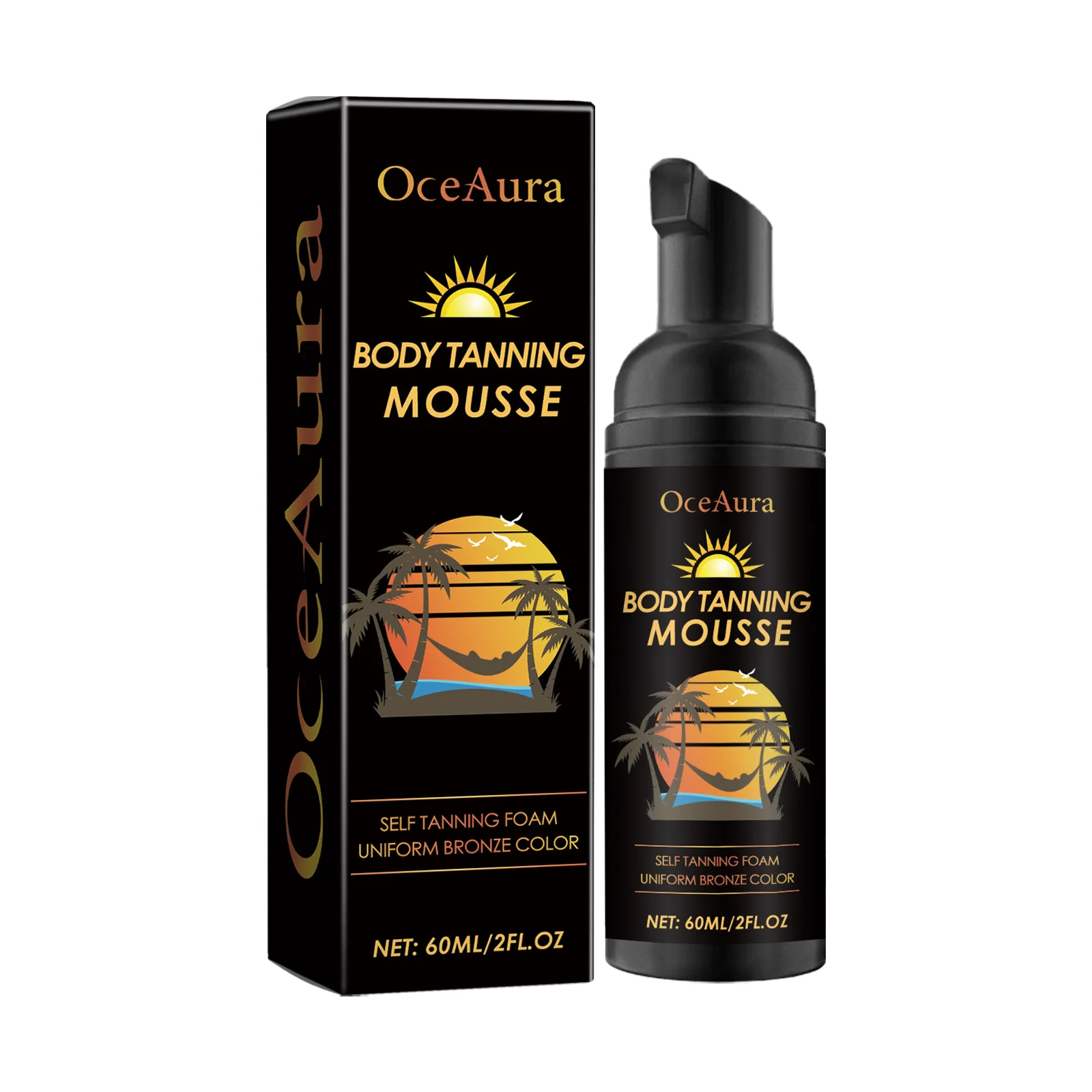 Tanning Spray Accelerate Darker Natural Sunless Booster Solarium Hydrating Smooth Long Lasting Sunbathing Bronzer Tanning Mousse