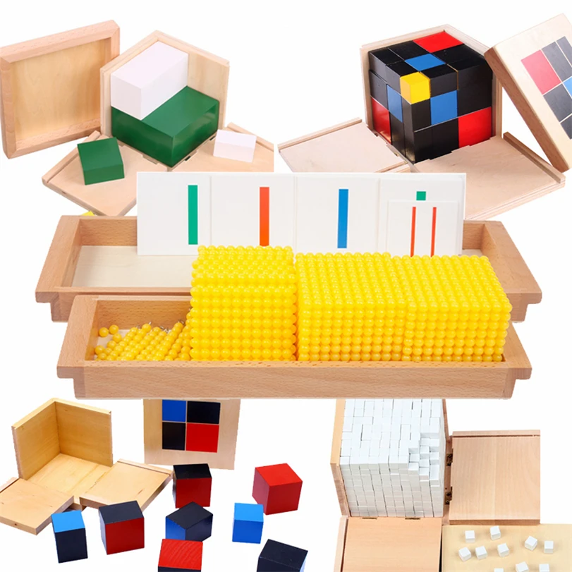 

Wooden Toys Montessori Math Toys Binomial Cube Toys For Kids 2 To 4 Years Old Learning Activities Toys For Children D44Y