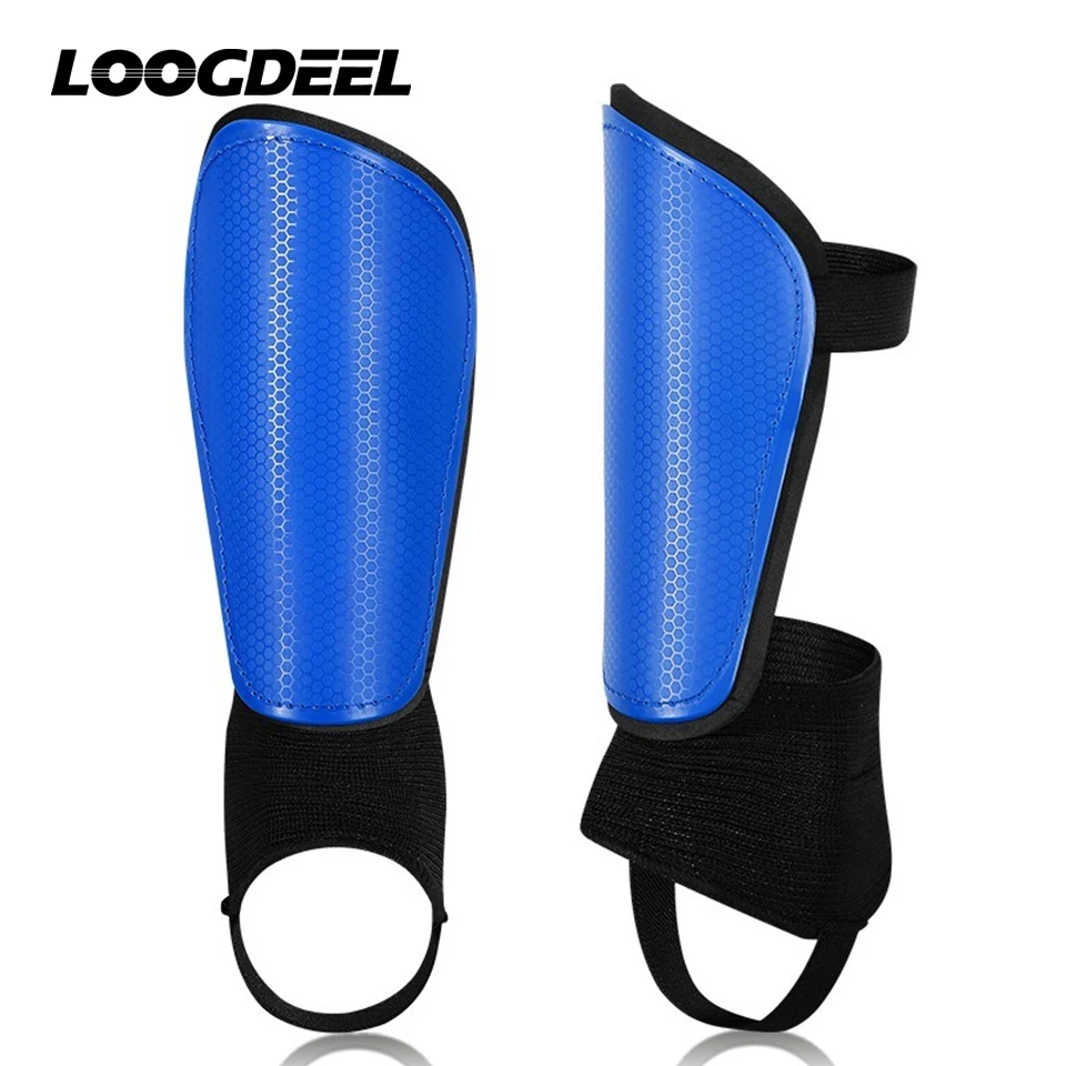 Loogdeel Soccer Shin Guards for Kids Youth Adults Shin Guard Sleeves Protection Gear Soccer Games EVA Cushion Reduce Shocks
