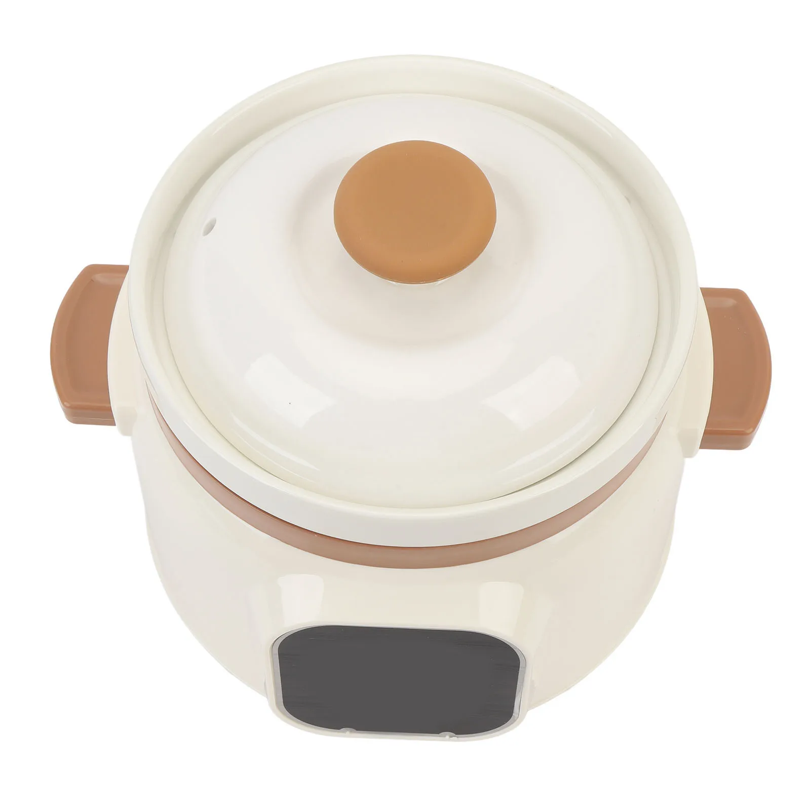 1.8L Electric Ceramic Stew Pot Full Automatic 24H Reservation 235W Multipurpose Stewing Cooker Ceramic Stew Cooker for Kitchen 4