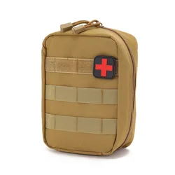 Enhanced Outdoor First Aid Survival & Emergency Kit Waist Pack (TAN)