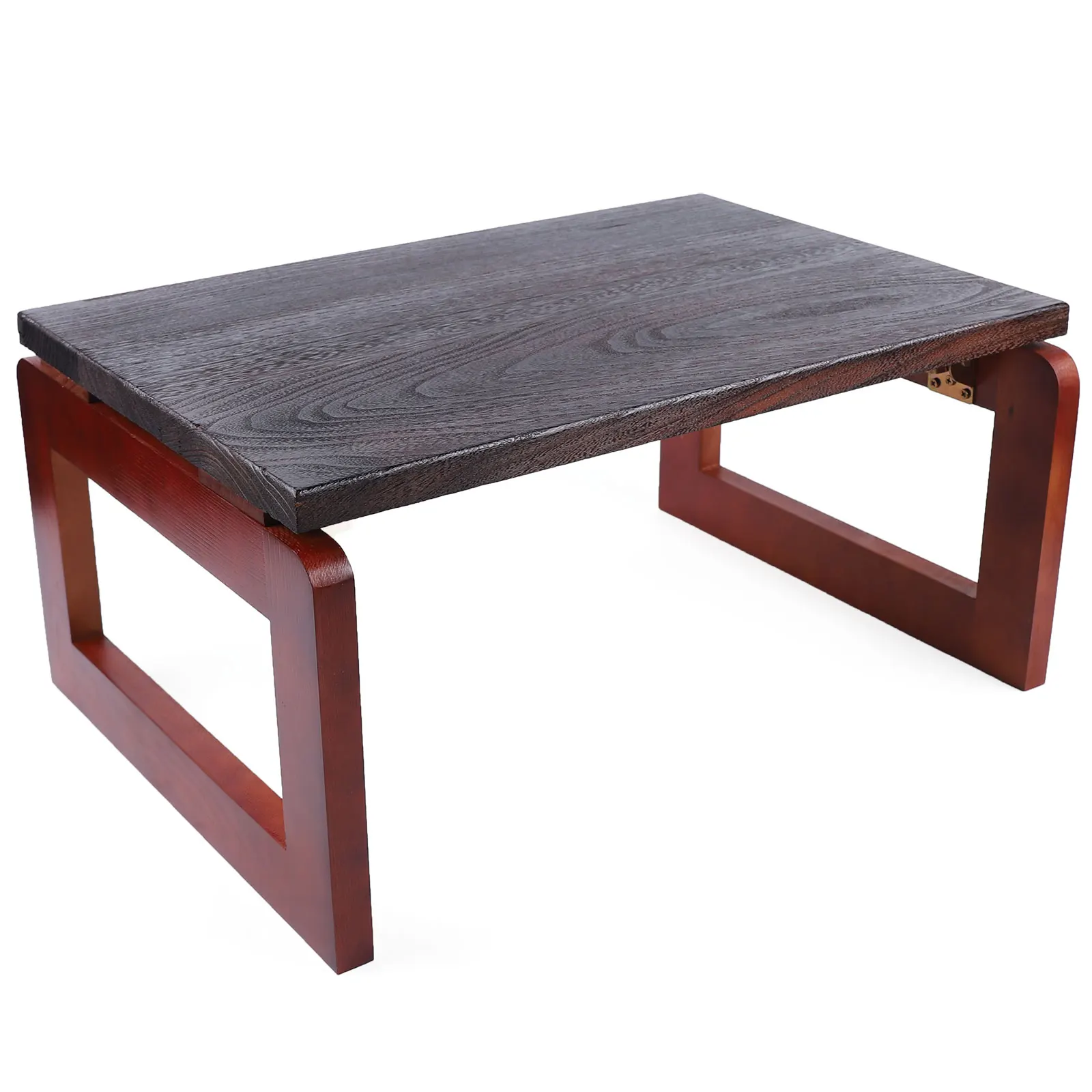 Collapsible Coffee Table Foldable Wood Mid Century Desk Computer Stand Vintage Tea Table for Living Room Furniture Home Decor