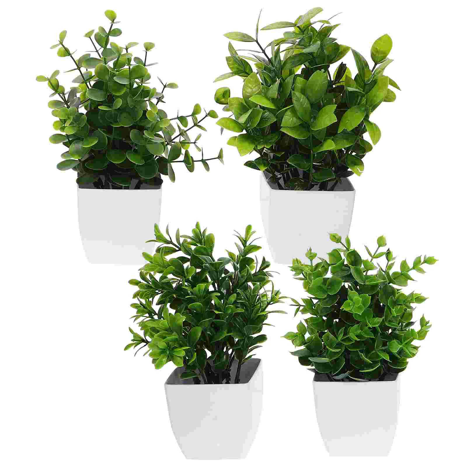 

Simulated Potted Plant Fake Plants False Ornaments Home Bonsai Decor Artificial Desktop Adornments Greenery