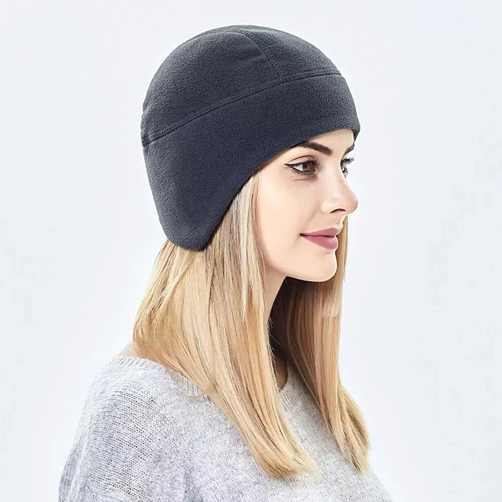 1PC Beanies Hat Skiing Helmet Liner Windproof Ear Cover Warmer Caps Thermal Snowboard Casual Cycling Cap for Men Women Headwear 3