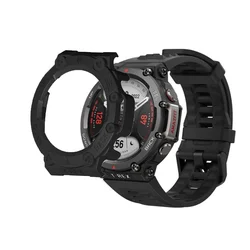 Rugged Protective PC Hard Case for Smartwatch with Scale Edge (Black)