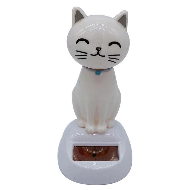 Solar Tanzen Spielzeug Cartoon Katze Ornamente Figuren Bobble Kopf Für Auto  Dashboard Animierte Schwingen Cat Decor Für Geburtstag Geschenk Urlaub