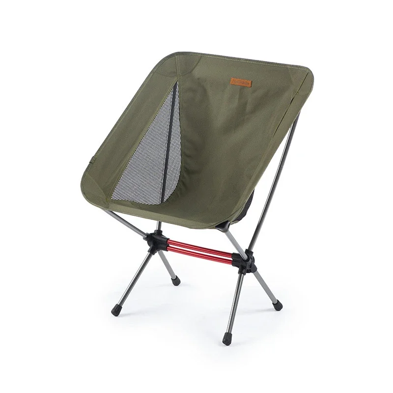 

New Upgrade Widened Outdoor Folding Chair Portable Leisure Sketching Beach Camping Fishing Aluminum Alloy Moon Chair