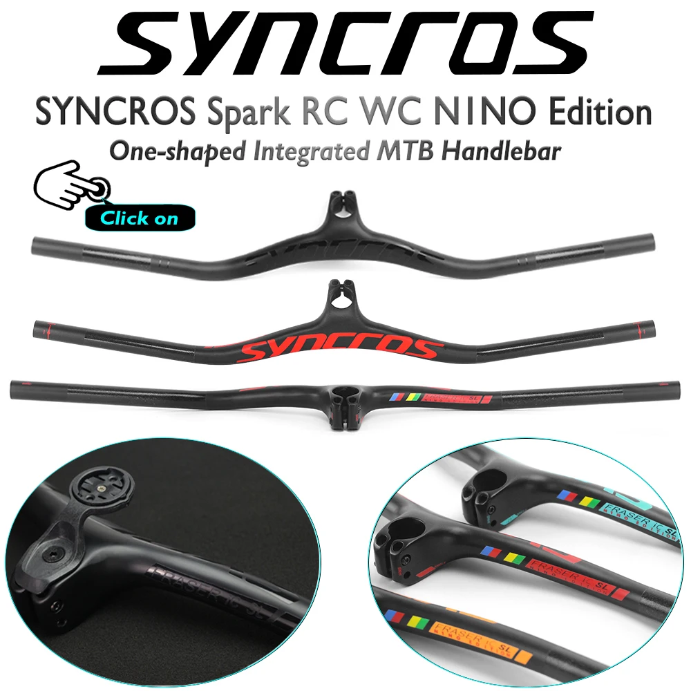 Handlebars Manubrio Mtb Syncros Carbon Scott Syncros Fraser IC SL