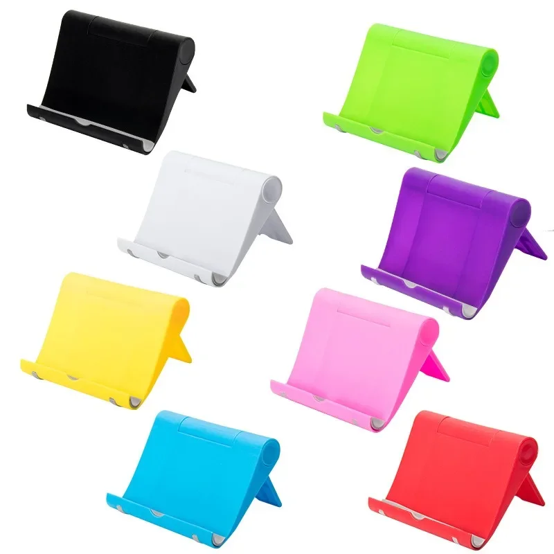 Kitchen Gadgets Mini Foldable Portable Phone Tablet Holder For Kitchen Removable Shelf Storage Rack Stand Decoration Accessories