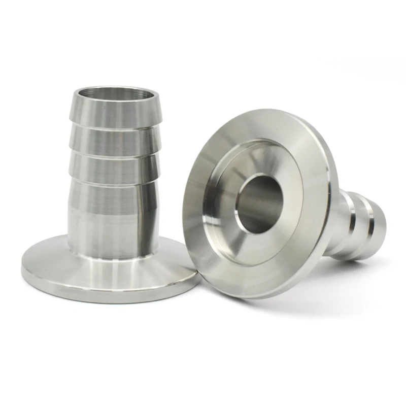 Vacuum Mangueira Barb Joint 304kf10 Kf16 Kf25 Kf40 Kf50 Vacuum kf Três Clip Flange Adaptador Conector Joint Aço Inoxidável
