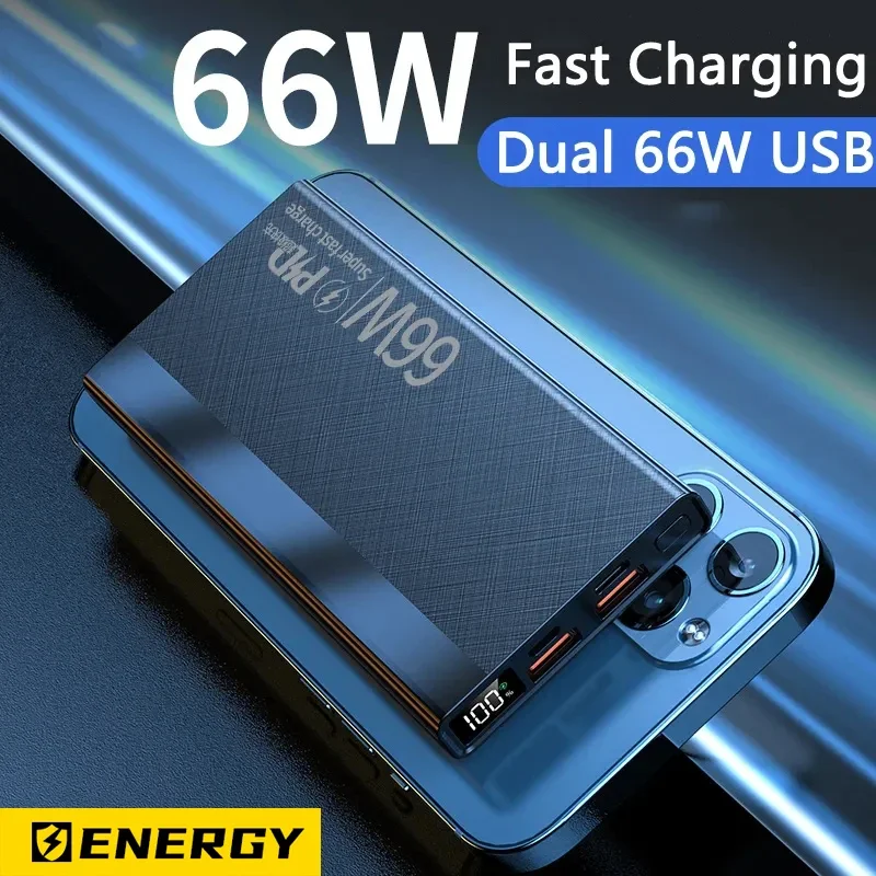 Power Bank 30000Mah Magnetic Power Bank 22.5W Wireless Powerbank A Ricarica Rapida Per Iphone Samsung Huawei Portable Induction Char