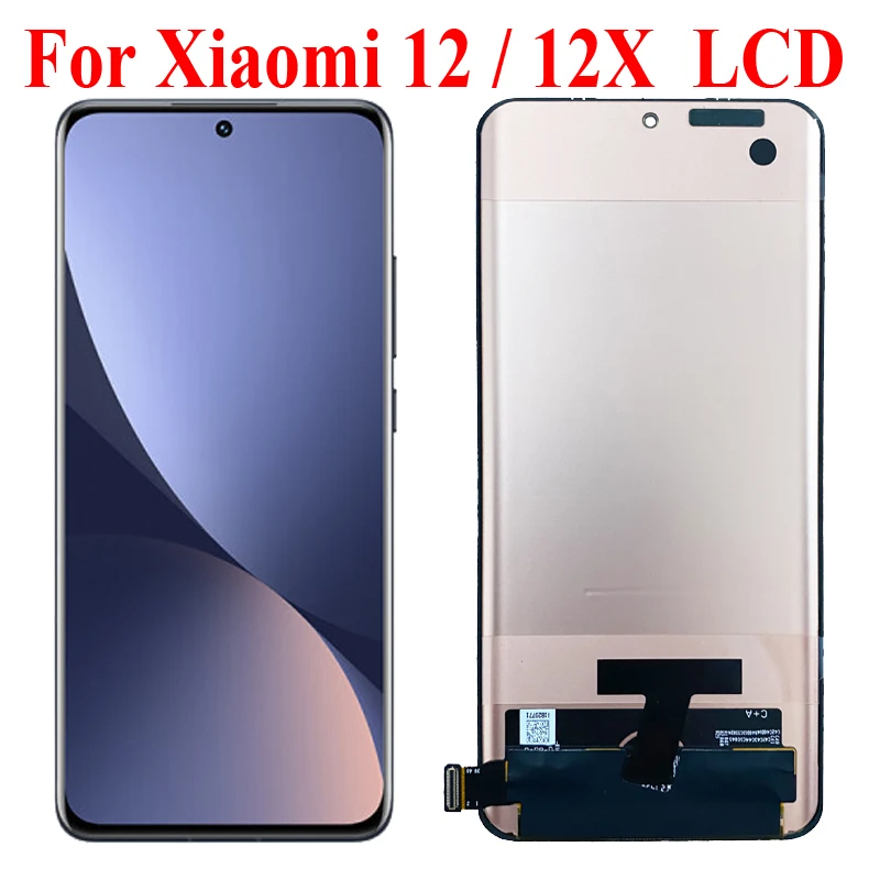 

ЖК-дисплей OLED для Xiaomi 12 12X 21123ac 2112123AG 2201123G 2201123C, ЖК-дисплей с сенсорным экраном и дигитайзером в сборе для ремонта