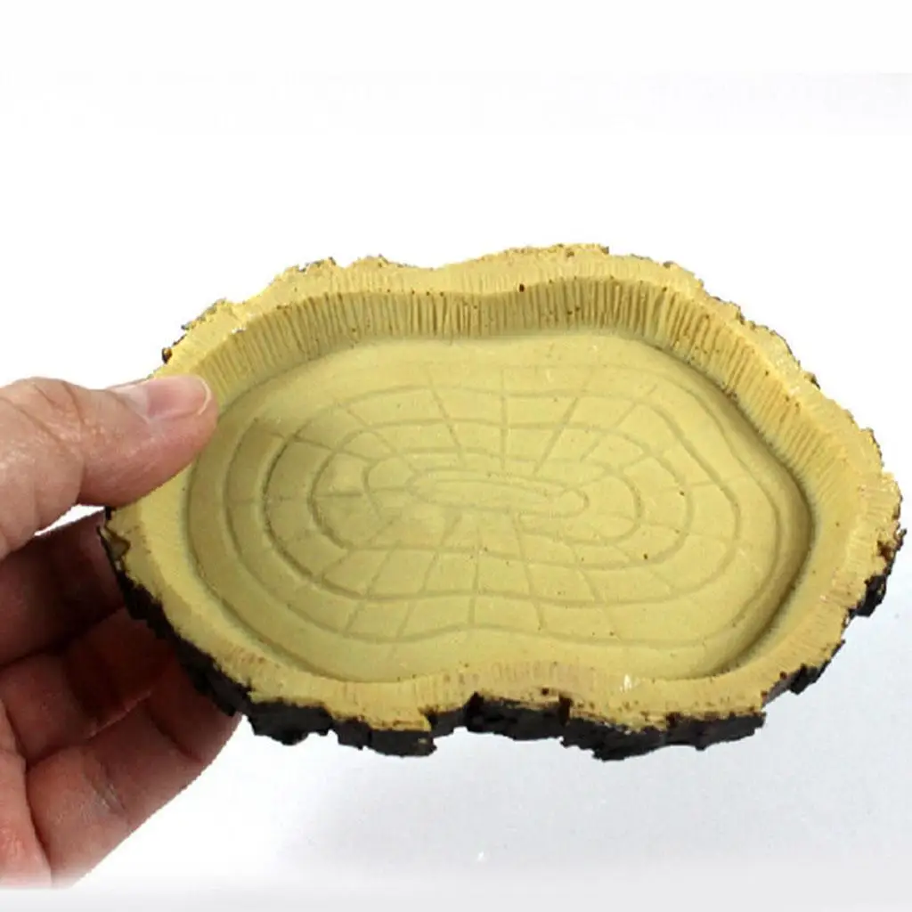 Resin Feeding Bowl for Reptile Pets Safe Food Water Dish Pet Products for Reptiles Vivarium Accessories Resin Feeding Bowl for Reptile Pets Safe Food Water Dish Pet Products for Reptiles Vivarium Accessories
