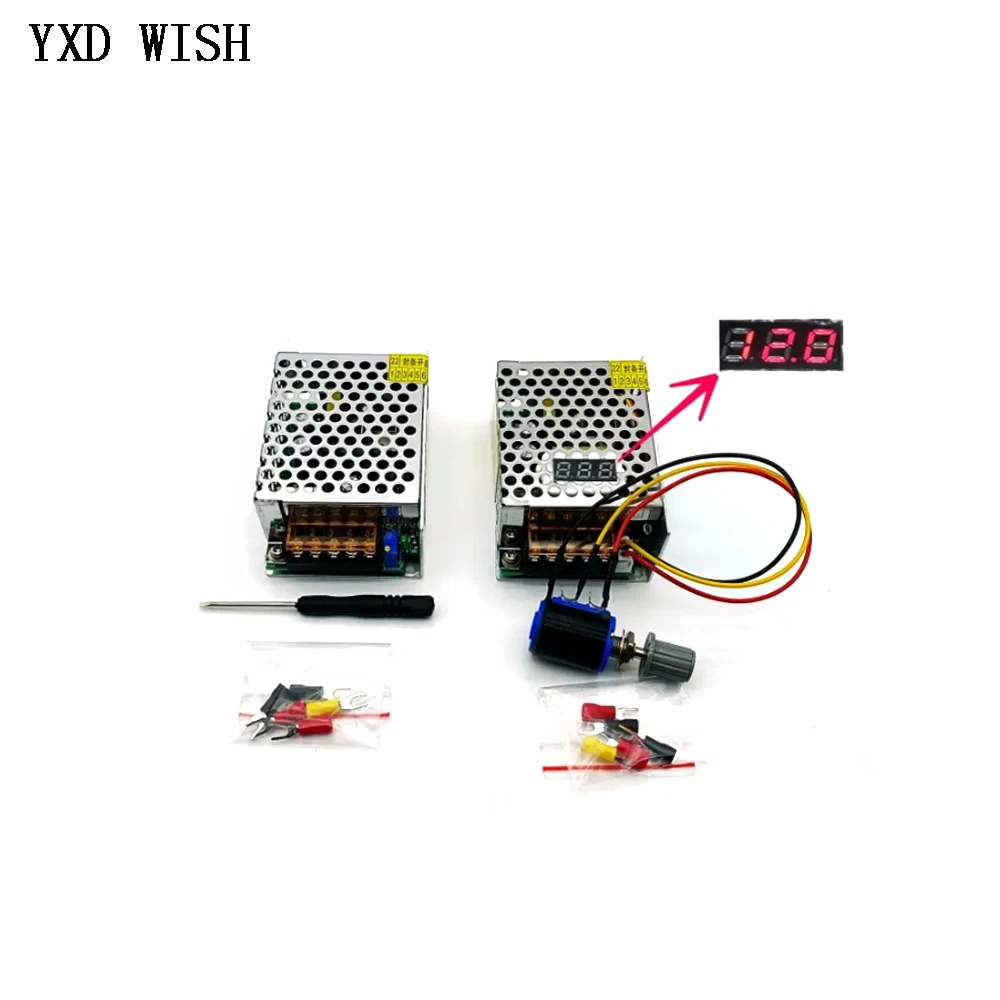 25W 조정 가능한 12V 24V 36V 스위칭 전원 공급 장치 DC 0-12V 2A 0-24V 1A 0-36V 0.7A 디지털 디스플레이 SMPS 소스 변압기