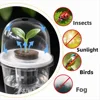 Plastic hydroponic seed planting pot - transparent and durable gardening seedling cup - reusable cup for observing plant roots 2
