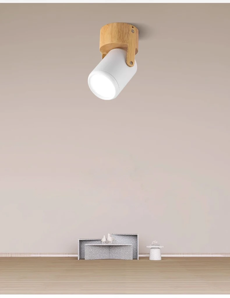 Description Picture 2 of itemrotate ceiling lights Led Ceiling Track Light Log Home Wall Mounted Bedroom Living Room Background Wall Spotlight corridor Lamps