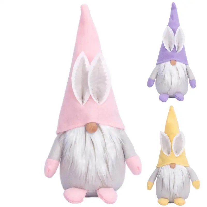 

Gnome Christmas Faceless Doll Merry Christmas Decorations Easter Bunny Handmade Swedish Tomte Elf Stuffed Doll Spring Ornaments