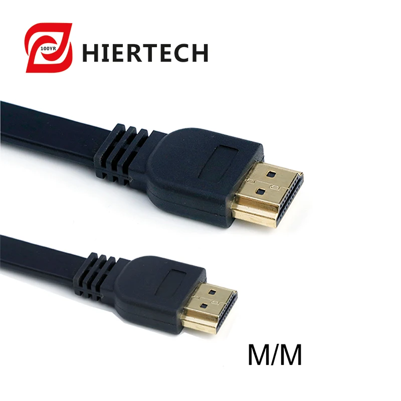 HIERTECH 고화질 4K 자동 수축형 1.95m HDMI 호환 케이블 릴 고정형 끝단 0.2m 사무실 가전제품에 유용