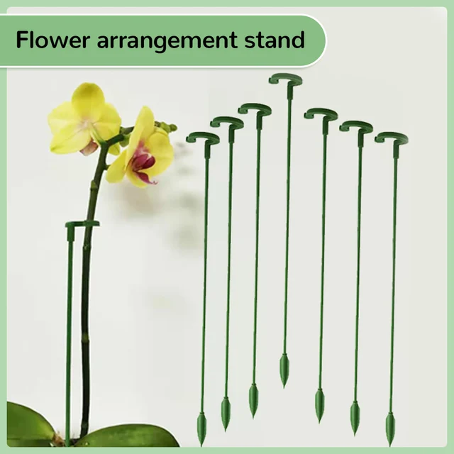 5/10/20 db Növényi Támogatások Virágállvány Pillangók Orchidea Tartó Rúd Mászó Növények Botvédelem Zöldségkerti Kellékek - Image 3