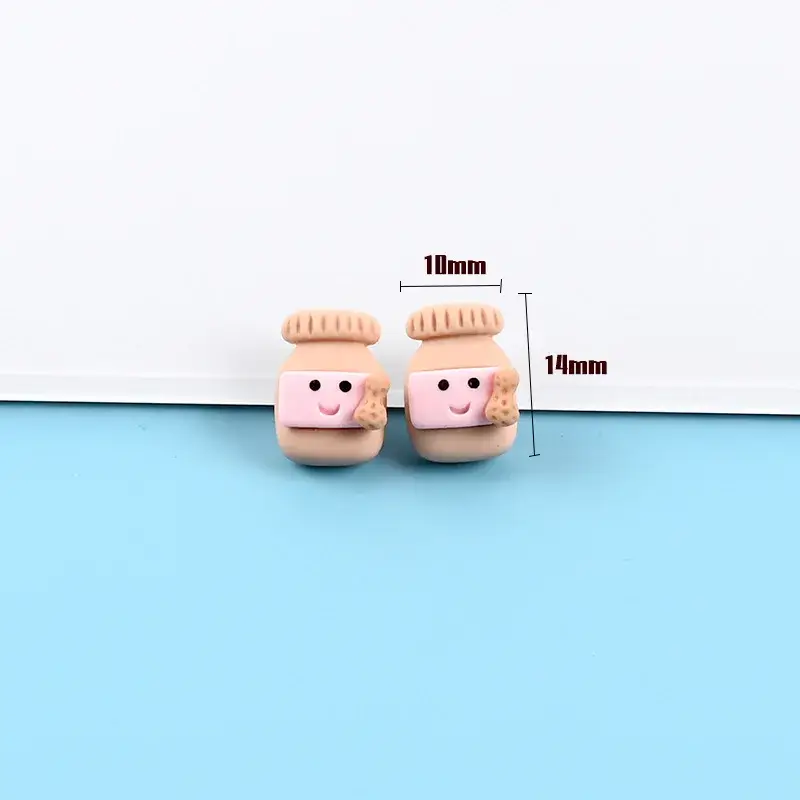 10Pcs Mini Cute Simulation Candy Biscuits Donuts Flat Back Resin Kawaii Fake Food Craft DIY Hair Accessories Phone Case Decor - Image 8