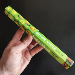 Premium Aromatherapy Incense Sticks with Lasting Fragrance - Sandalwood, Lavender, and Sage Essence - GREEN APPLE