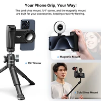 Ulanzi MA35 MagSafe Smartphone Camera Shutter Grip Bluetooth Selfie Handle As Camera Photo Stabilizer Vertical Horizontal Shoot - Image 6