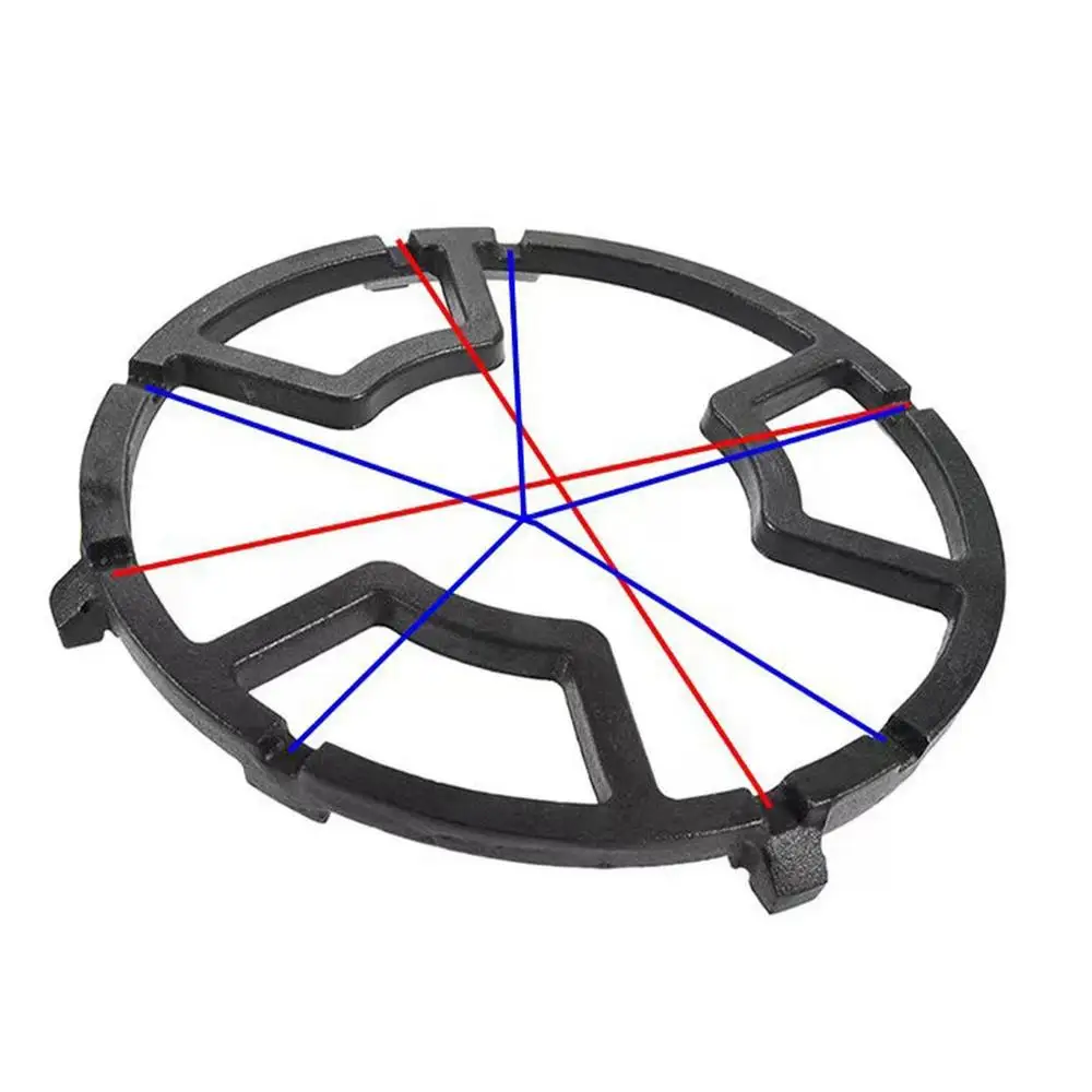 Description Picture 5 of itemUniversal Non Slip Cast Iron Stove Trivets For Kitchen Wok Cooktop Range Pan Holder Stand Stove Rack Milk Pot Holder For Gas Hob