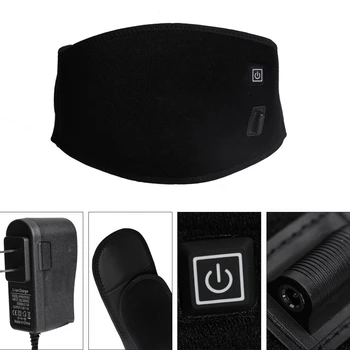 Heating Waist Belt Brace For Pain Relief Lower Back Therapy Lumbar Black 5