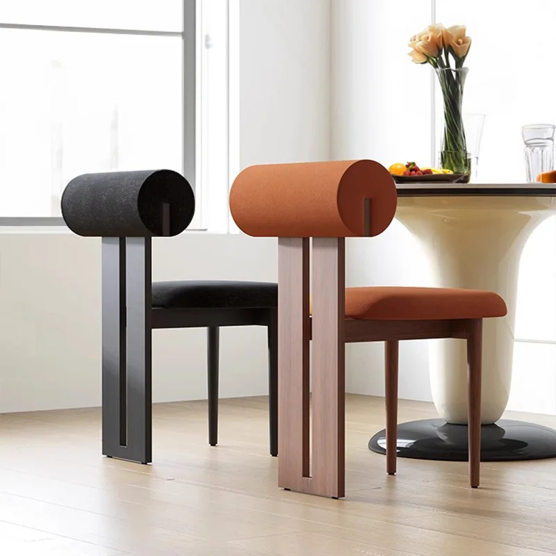 

Nordic Beautiful Dining Chairs Kitchen Contemporary Brown European Dining Chairs Wood Designer Sillas De Comedor Furniture