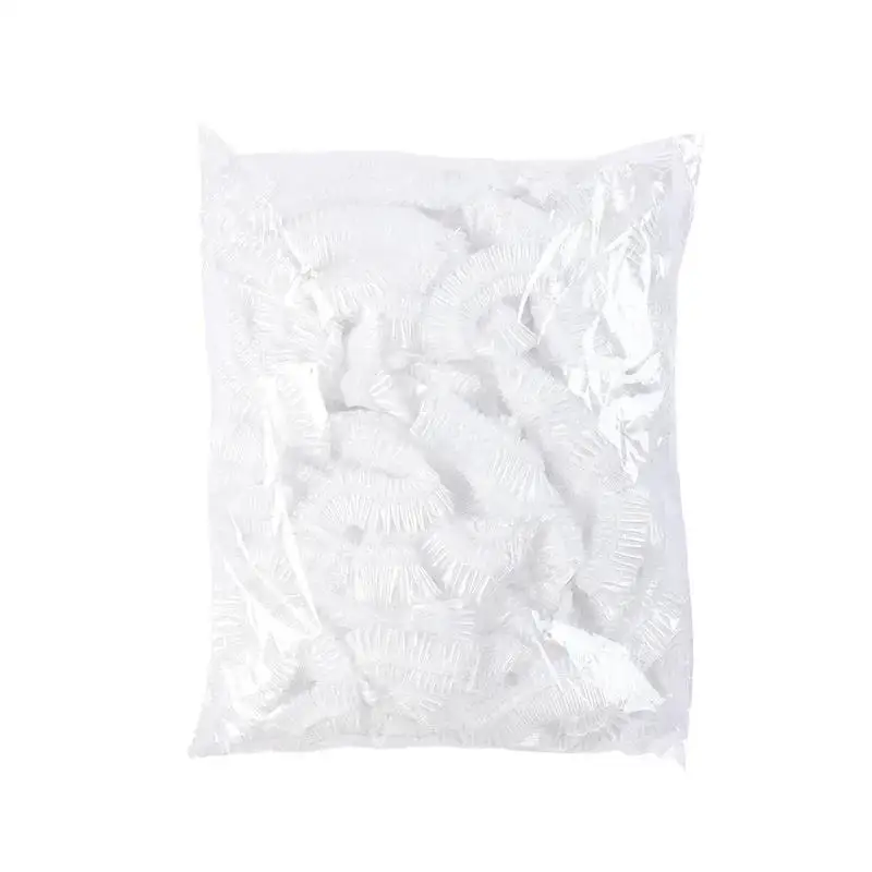 50/100pcs Elastic Waterproof Adults Shower Bathing Cap Disposables Spa Home Hair Hat