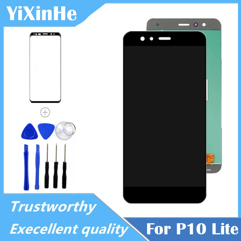 Для 5,2 'Huawei P10 Lite WAS-LX1 LX2 LX3 LX1A LX2J TL10 дисплей сенсорный экран дигитайзер в сборе Замена