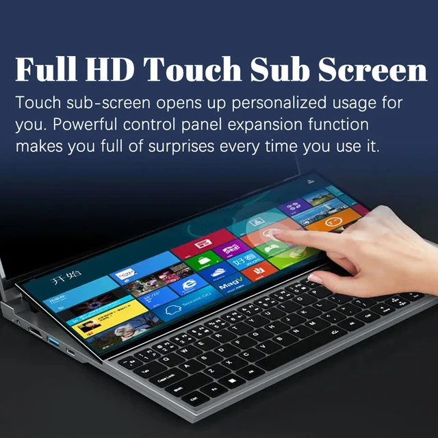 Dual Screen Laptop with powerful performance and versatile features