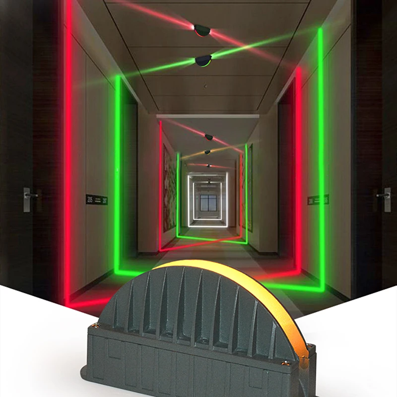 LED 창문 벽 램프, 좁은 벽 집 장식, 베란다 조명, RGB 원격 제어, 크리 LED 방수|벽걸이 조명등.| - AliExpress