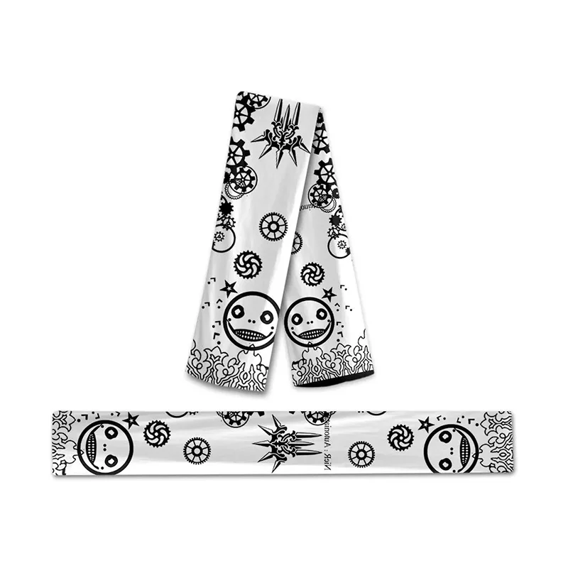 Anime NieR:Automata YoRHa No.2 Type B Winter Unisex Scarf Cosplay Neckerchief Women Men Autumn Warm Scarf Cute Christmas Gifts