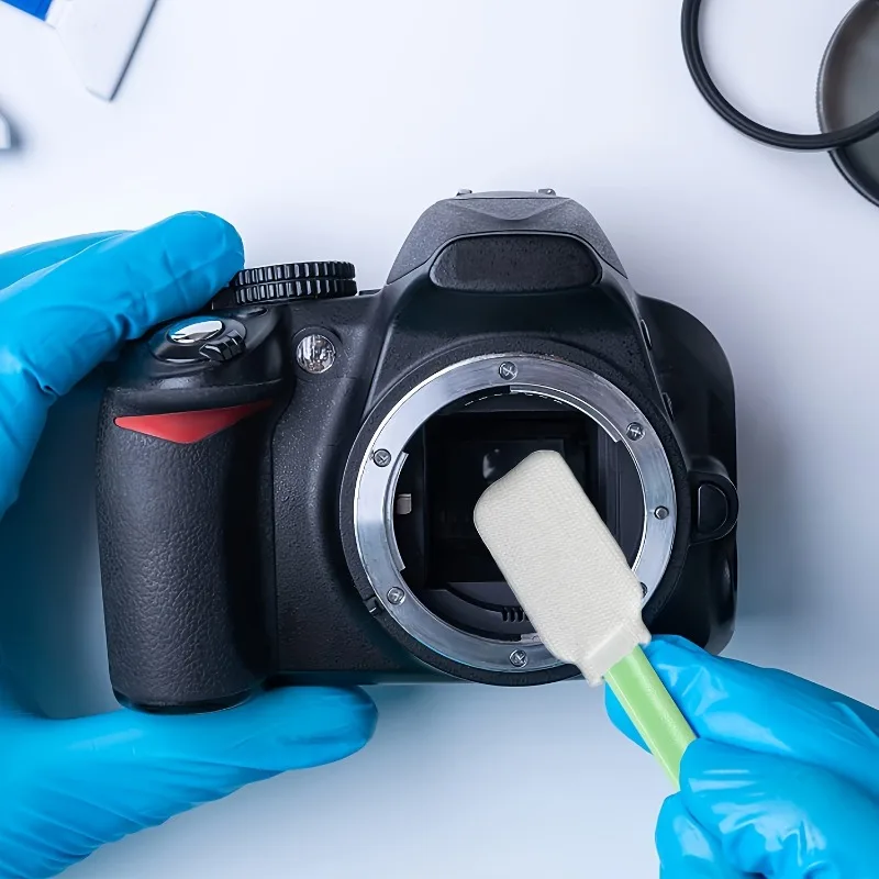 10pcs Camera Cleaning Kit Full-Frame Digital Camera Sensors Cleaning Brush Wipes