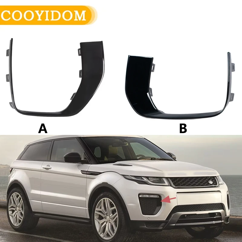 Car Front Fog Light Lamp Cover Trim Fog Driving Light Cover Grille headlight cover headlight lens cover For Land Rover/Range Rover Evoque-LR079387 LR079375
